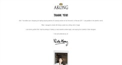 Desktop Screenshot of akonglondon.com